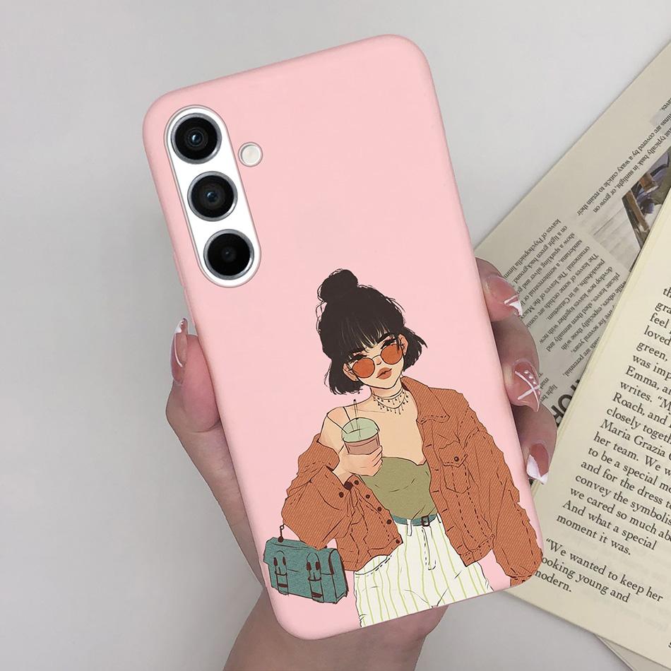 Für Samsung A54 5G Hülle Niedliche Weiche Silikon TPU Rückseite Für Samsung GalaxyA54 A 54 Handyhülle auf SamsungA54 Coque Bumper Funda