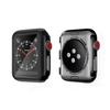 Plating Frame PC+Tempered Glass Watch Shell for Apple Watch SE/SE (2022)/Series 6/5/4 44mm