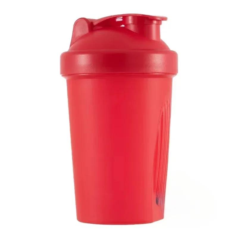 Hot 1-7PCS 400ML Blender Shaker Bottle with Scale Protein Shakes Leakproof for Powder Workout Gym Sport Mixing Cup Water Bottle