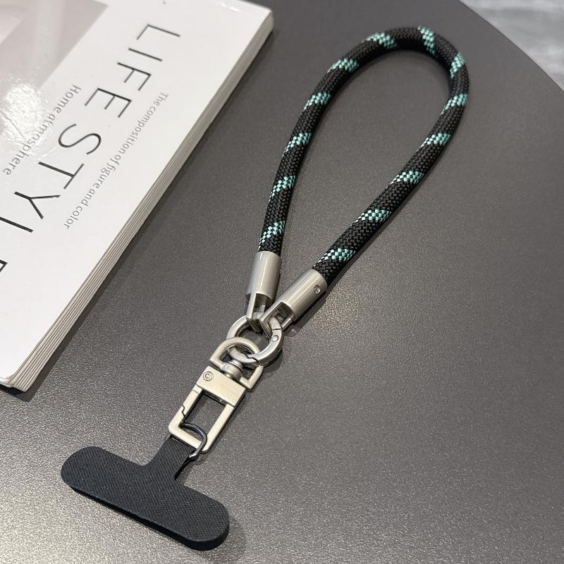 Portable Mobile Phone Hand Wrist Straps Nylon Colorful Anti-Fall Lanyard With Gasket Detachable Cellphone Hanging Cord