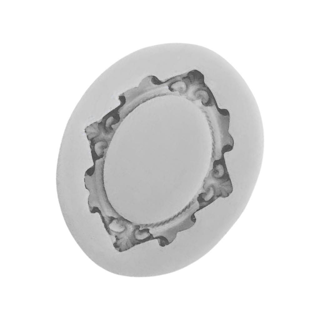 Picture Frame Silicone Molds for Epoxy Resin Candle Soap Decoration Fondant Silicone Molds for Chocolate Candy Cake