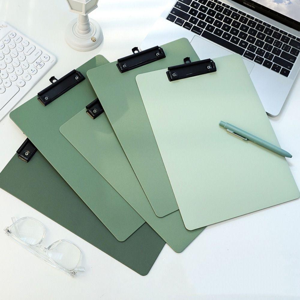 Planche à pince épaisse couleur dégradée pour dessin, écriture, signature, organiseur de dossiers, tablette d'écriture