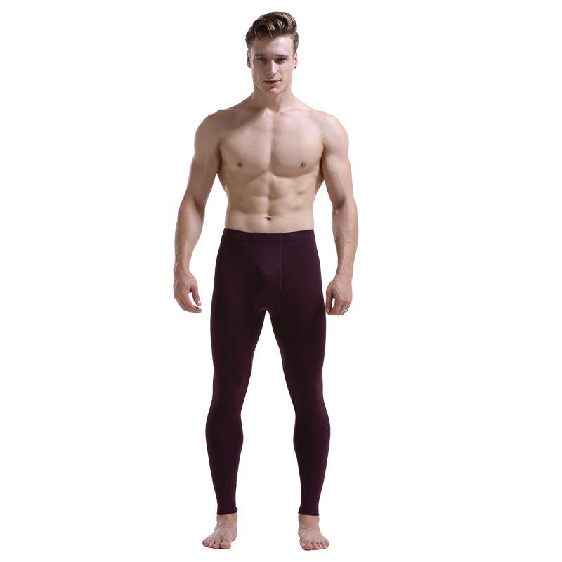 Men s Cotton Wool Modal Thermal Pants, Plus Size, Long Base Layer for Autumn and Winter Modal XXXL