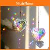 Modern And Durable Crystal Sun Catcher For Garden And Home Decor Heart-shaped Pendant With Beautiful Refraction Effects