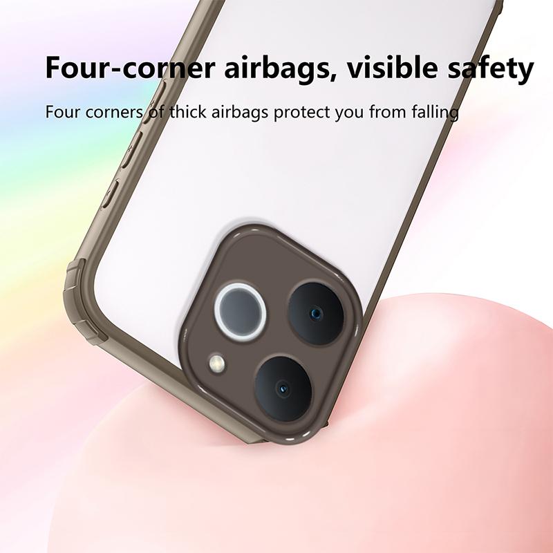 Für Realme Note 50 Bunte Umrandung Transparente Weiche Handyhülle Für Realme Note 70 4G Linsenschutz Hülle Note 70T Sturzsichere Hülle