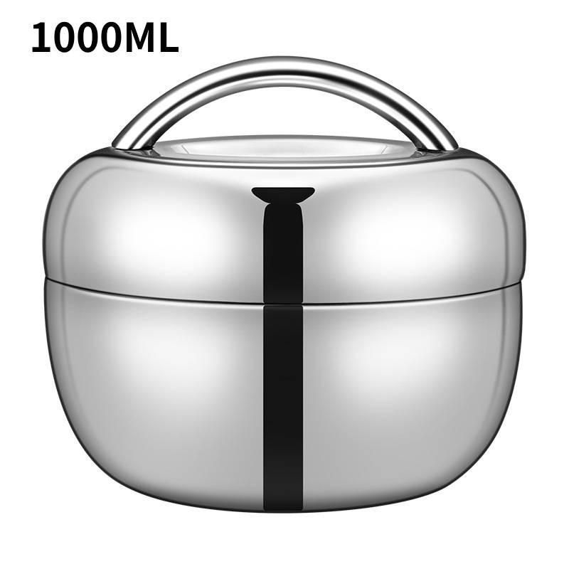 

Термос для горячей еды из нержавеющей стали, ланч-бокс, термос, вакуумная термоизолированная коробка для ланча 1000ml