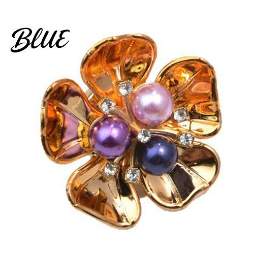 Photo Shoot Accessories Flower Cufflinks Faux Pearl Rhinestone Button Covers