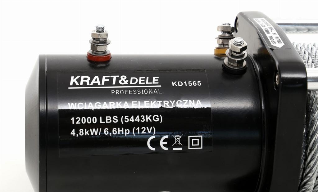Wciągarka Elektryczna 12000Lbs 12V | Kraft&Dele