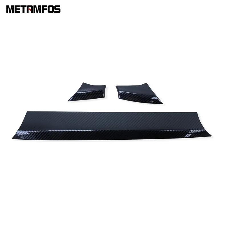 For Mazda CX-5 KF CX8 2017- 2024 Carbon Fiber Center Console Dashboard Panel Strip Trim Sticker Accessories Car Styling