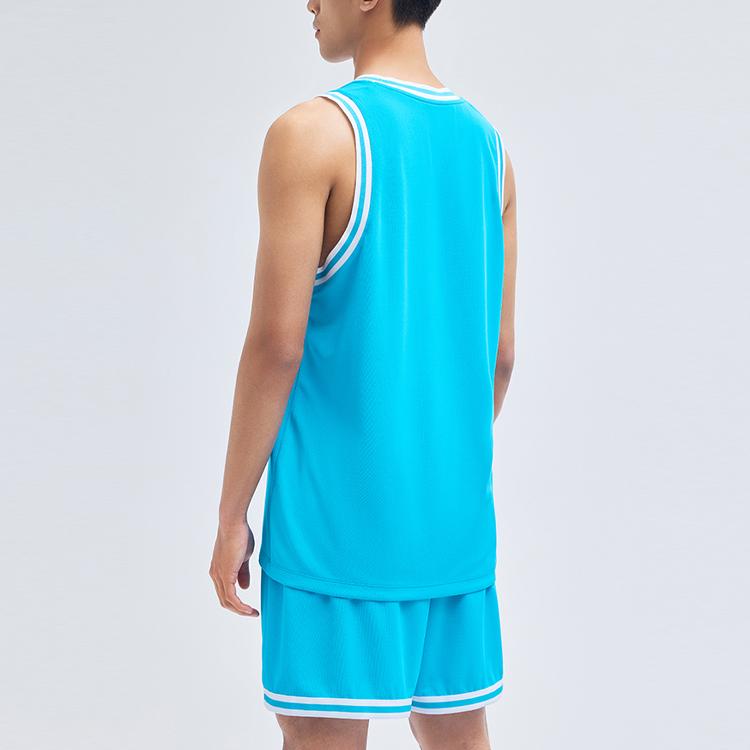 Anta Logo Vest Striped Shorts Basketball Set Men Sets 152321223-6