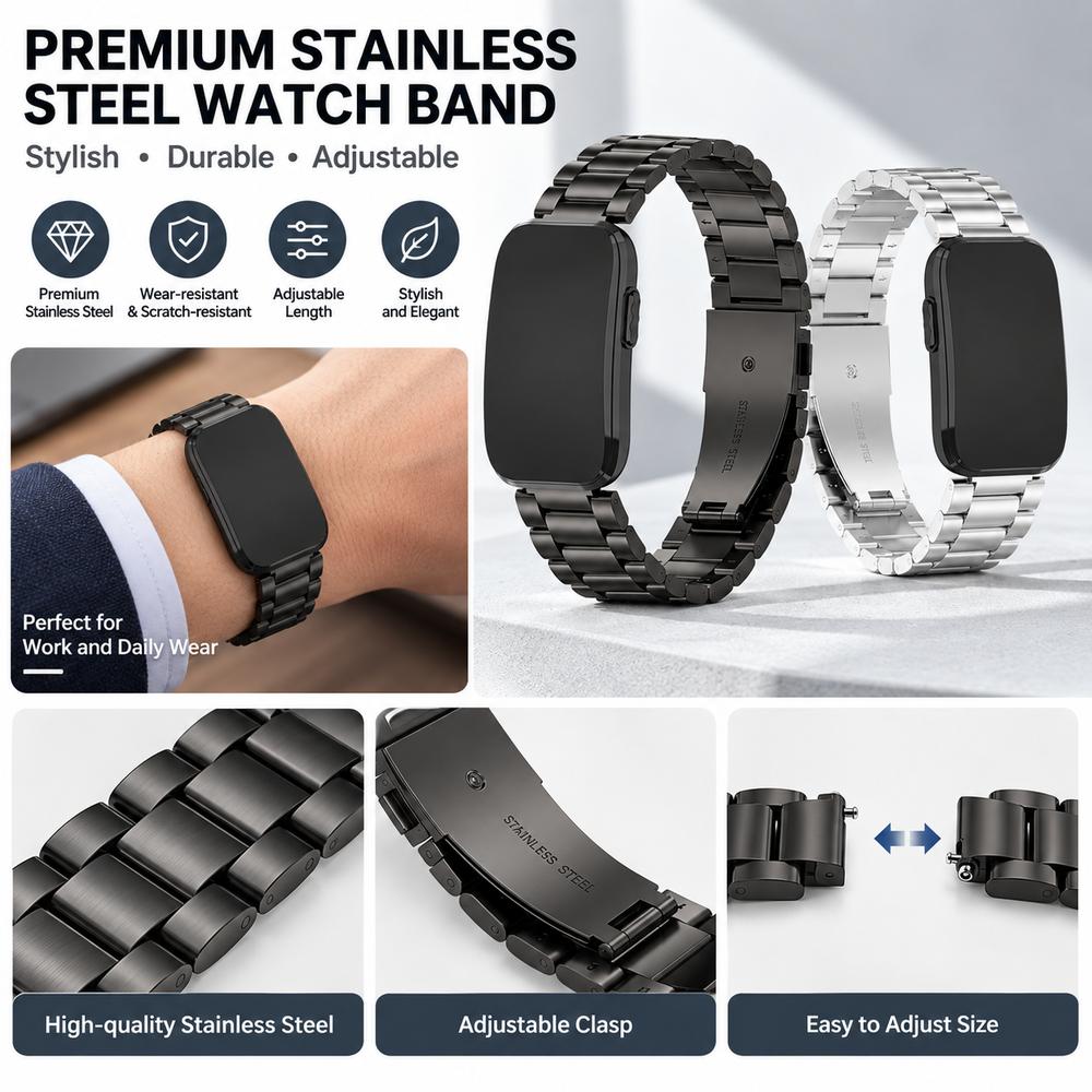 Replacement Band Loop Bracelet Adjustable Wristband for Garmin CIRQA Smart Band Accessories