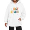 European Back-to-School Oversized Pink Printed Hoodie for Teen Girls - Y2K Academy Style