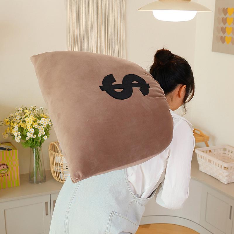 Yaratıcı Para Çantası Peluş Yastık Oyuncak - Yeni Yıl Hediyesi & Etkinlikler için Hatıra