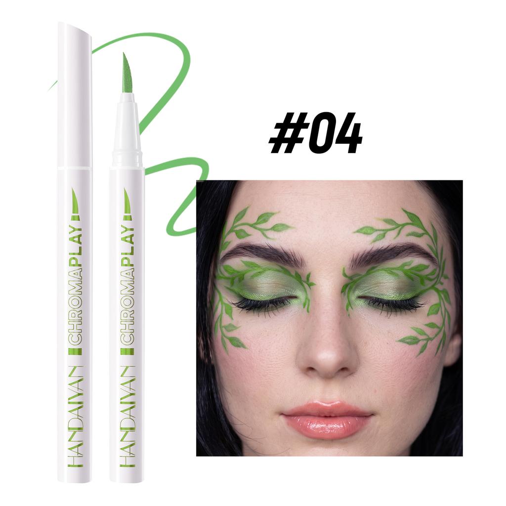 Machete Head Face Painting Eyeliner Pen Smooth Lasting Matte High Pigment DIY Drawing Face Body Tattoo Makeup Halloween Tool