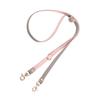 Genuine Leather Shrunken Calf Leather Shoulder Adjustable Length from 100cm To Width Greige Pink [COGURE] Strap, Crossbody, Neck, 2-way, 125cm, 1.2cm,