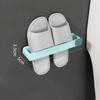 Bathroom Slipper Shelf No Punching Wall Mounted One Piece Shoe Rack Space Saving Shelf Bathroom Hanging