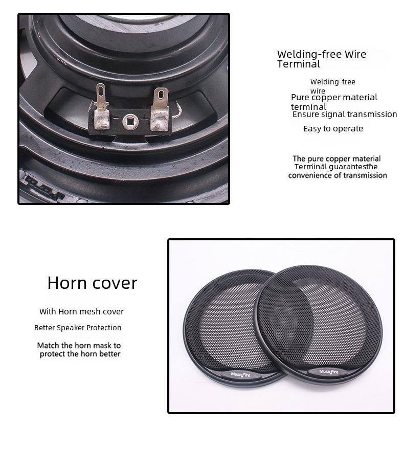 Modyfikacja Car Audio Głośniki Współosiowe: 4", 5", 6", 6x9"