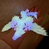 Luminous 3D Printed Dragon Glow In the Dark Flying Dragon Egg Rotatable Articulated Wing Dragons Home Office Ornaments Kids Gift