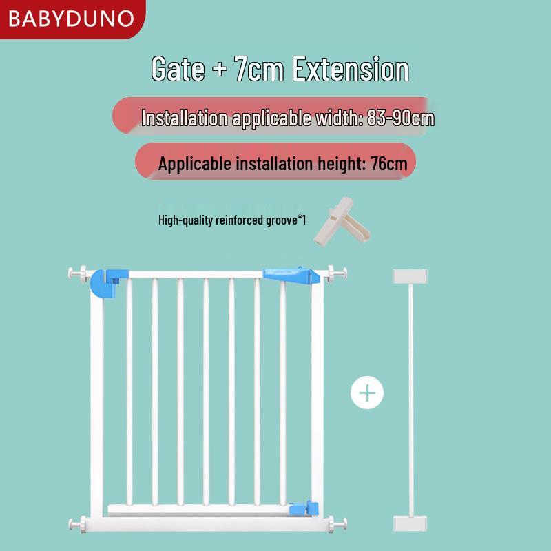Child & Pet Safety Gate: No-Drill Stair & Door Guard Fence