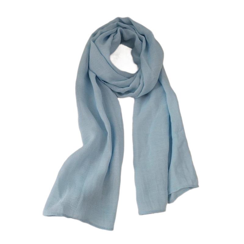 Women's Lightweight Soft Large Scarf: All-Season Classic Breathable Shawl, Long Headscarf, Silk Hijab