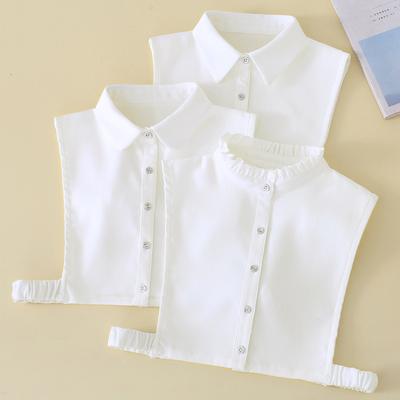 Colletti Finti Bianchi Casual XXL da Donna Accessorio per il Collo Mezza Camicia Colletti Staccabili Nep Kraagie Cravatte Mezza Camicia Maglione