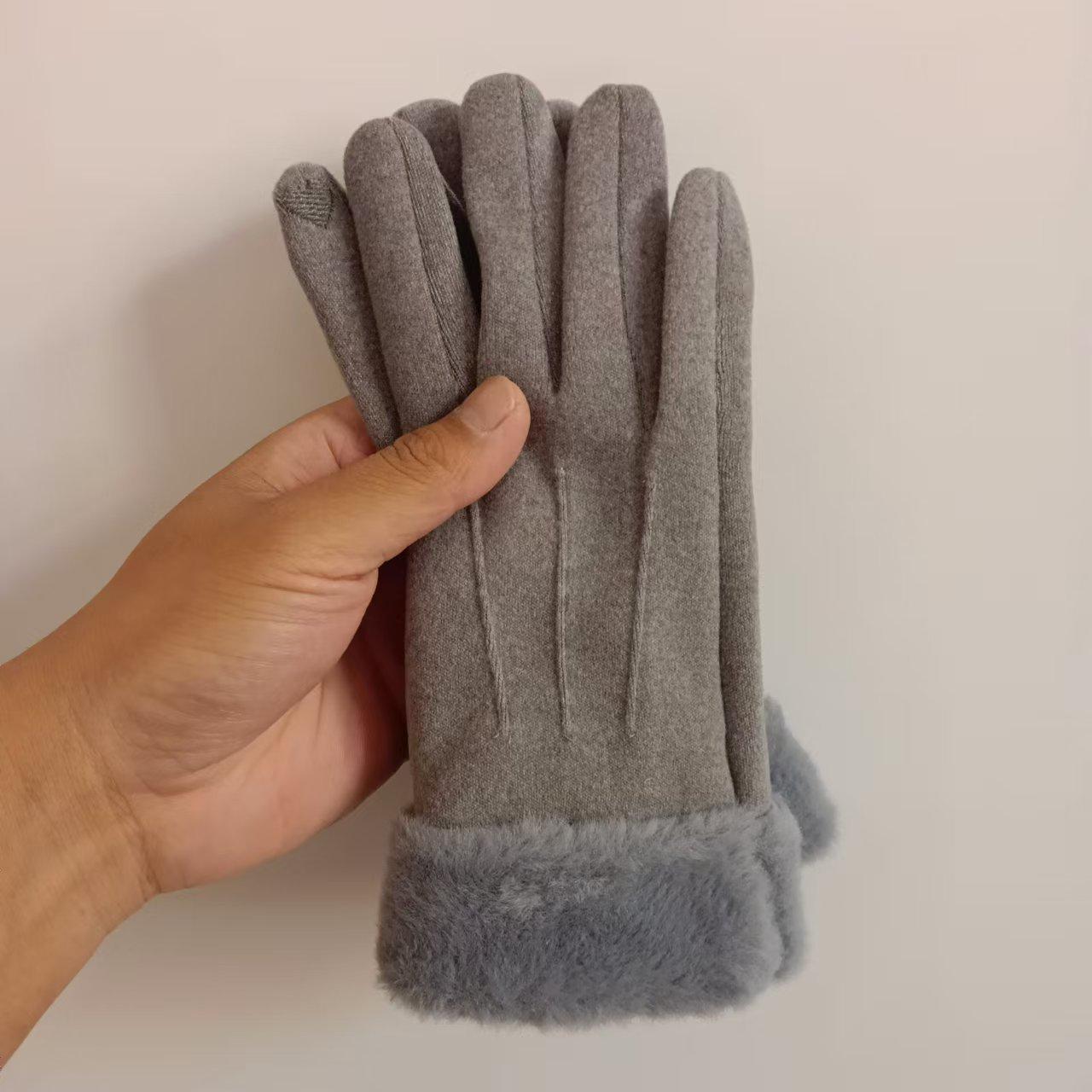 

Перчатки осенне-зимние теплые утолщенные для аккумуляторного автомобиля ветрозащитные от холода для езды флисовые мягкие перчатки One size