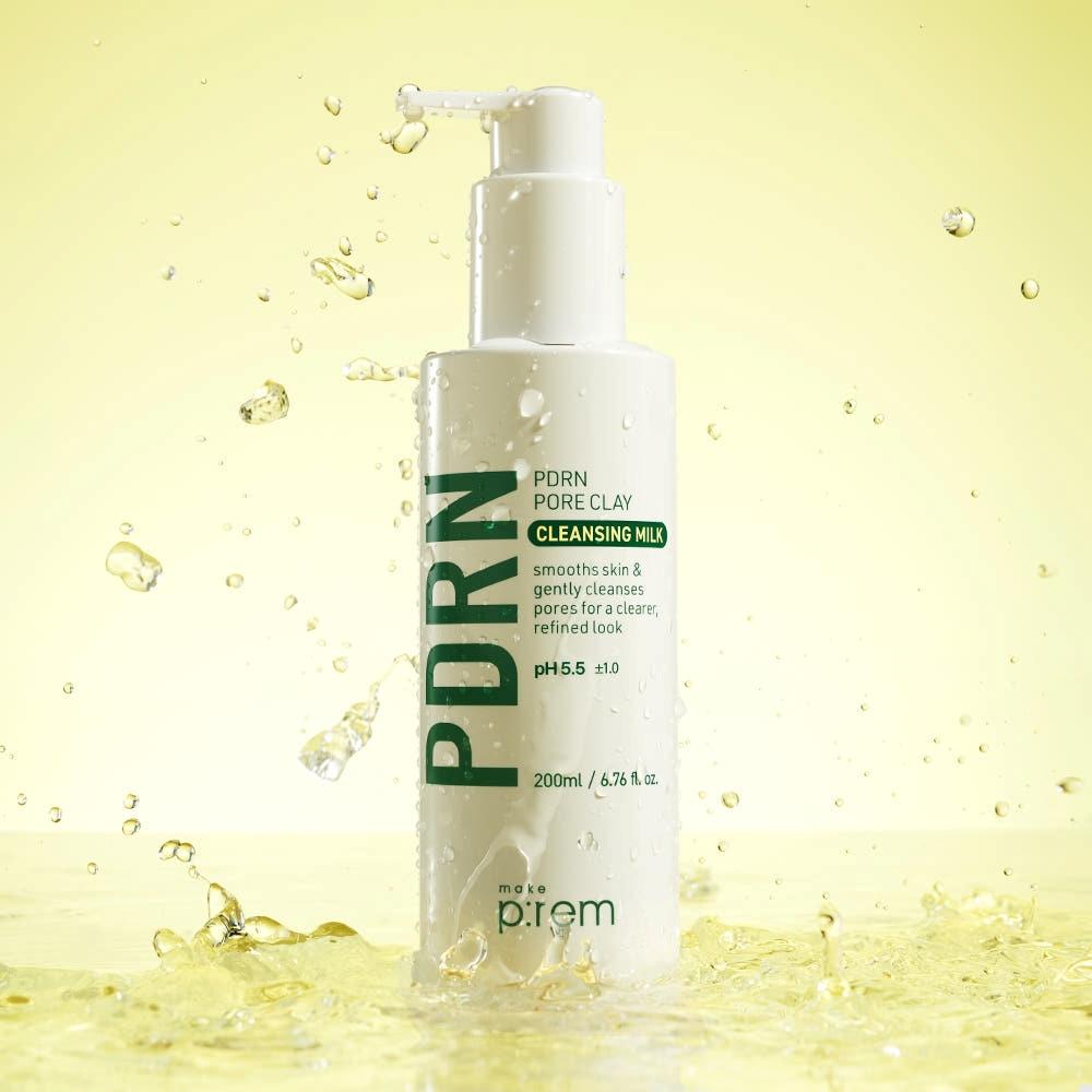 Make P:REM PDRN Pore Clay Cleansing Milk Gentle Pore & Sebum Care 200ml