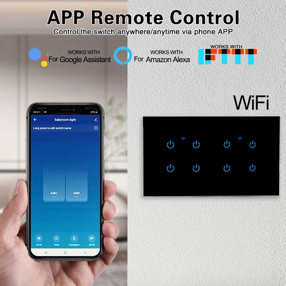 Wired and Wireless Control Options Available in Smart Home Light Switch
