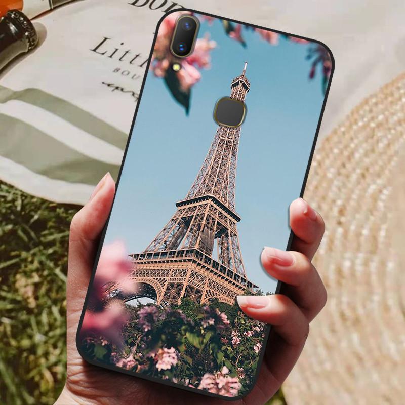 For Vivo Y85 Case 1723 V9 Silicon Back Cover Phone Case for Vivo V9 Youth Cases Soft Bumper Coque for Vivo 1727 1726 Fundas