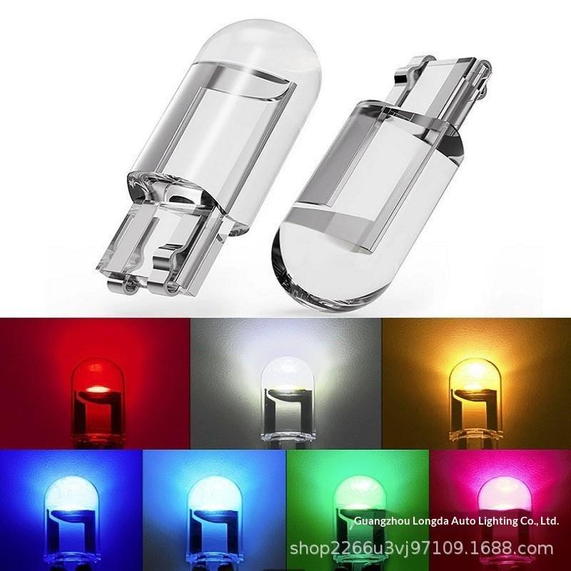 T10 LED Car Bulbs 2 Pieces Waterproof High Brightness Low Power for Auto Door Courtesy Parking Lights
