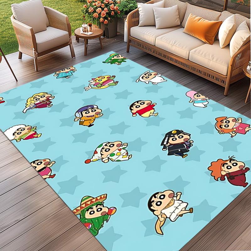 Cartoon comics Print Rug, Washable Floor Carpet, For Entryway Dorm Laundry Room Office Study, Home Decor Birthday Christmas Gift