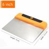 Stainless Steel Scraper 4/6 Inch Plaster Spatula Shovel Wallpaper Putty Scraper  "Home Improvement