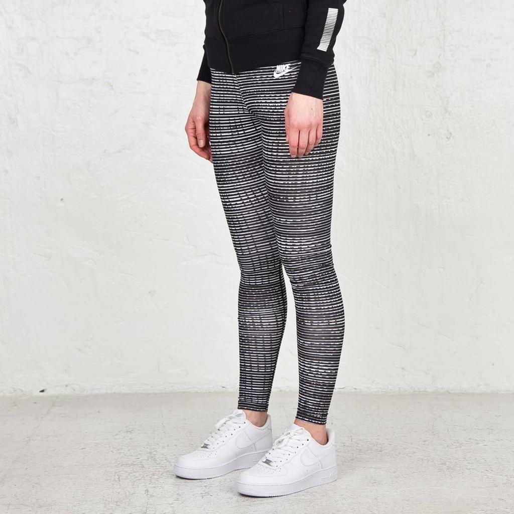 Nike Comfortable Casual Fitness Tight Breathable Knitted Sports Pants Women bottoms Black 629209-010