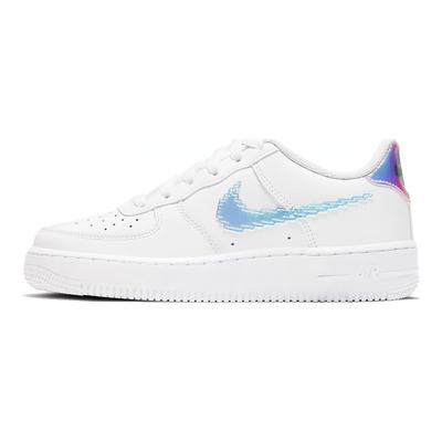 Dětské tenisky Air Force 1 LV8 GS Digital Swoosh Bílé Vícebarevné Černé CW1577-100