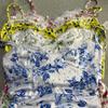 2024 European & American Spring Floral Slit Sling Dress for Women