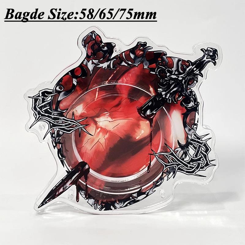 Blade of The Heart Series Acrylic Badge Holder Original Design Anime Badge Display Ornaments for Room Decoration Wholesales New