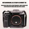Professional Camera Cage Camera Full Cage Lightweight for A7M4 A7M5 A7R5 Aluminum Video Rig Button Cold Shoe QR Base Accessories