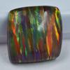 Lab-Created Opal Loose Gemstone Cabochon Cut 15.65 ct Multi-Color October Birthday Birthstone