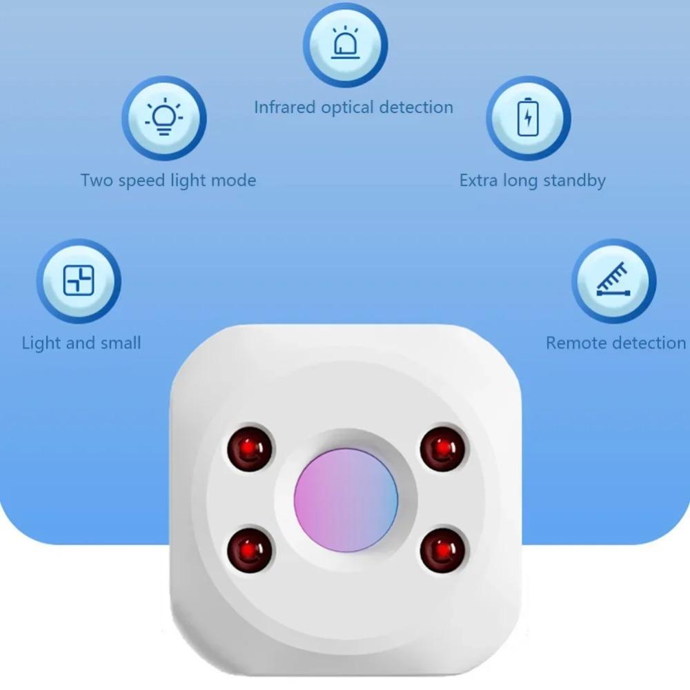 Infrared Detection Mini Camera Detector Spy Detection Anti-Peeping Gadget  Travel Safety
