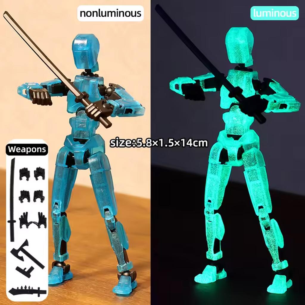 Assembled Titan Action Figures Set Action Figure Robot Anime Stick Figures Toys For Boys Multi Movable Joints Gifts Toys For Ki
