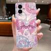 Case For Samsung Galaxy S26 Edge Flower Butterfly Protective Thin Casing Transparent Soft Silicone TPU Phone Cover