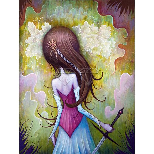 5D DIY Diamond Painting Kit Fresh Comic Beauty  Art Diamond Embroidery Rhinestones Decorations for Home