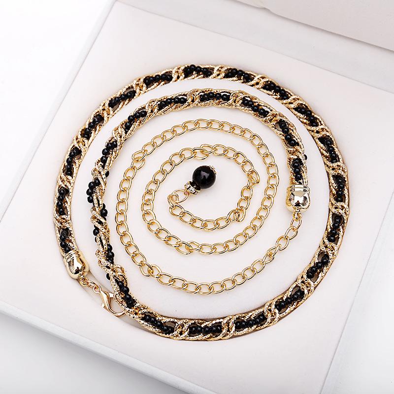 Women's Plus Size Pearl Waist Chain for Dresses