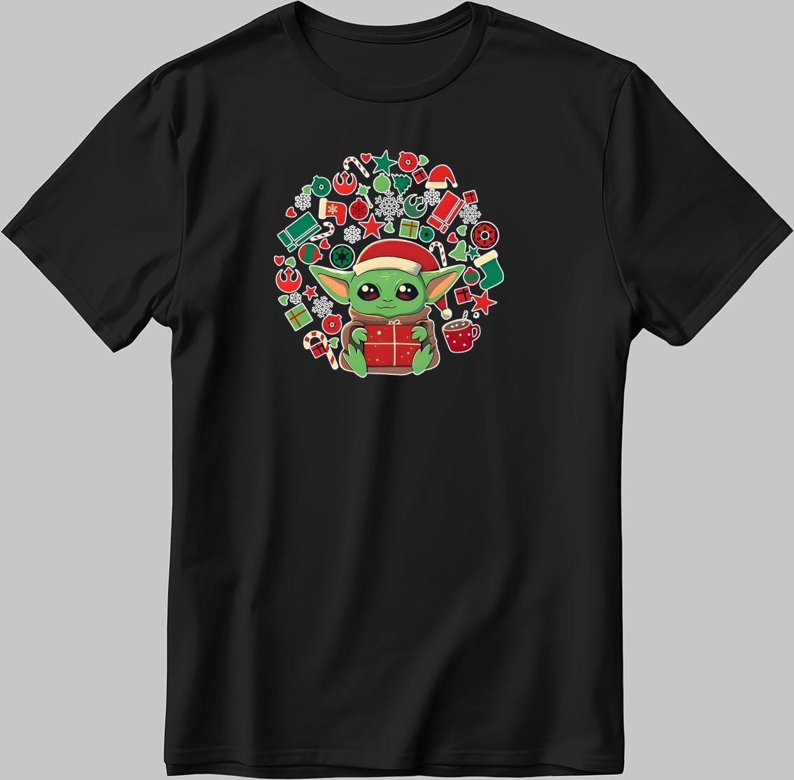 Star Wars Baby Yoda Christmas Funny Men s / Women s T Shirt KA85 M