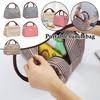 Lunch Bag Handle Insulation Cooler Bag For Women Kid Lunch Box Picnic Travel Portable Food Storage Breakfast Thermal Food Bag