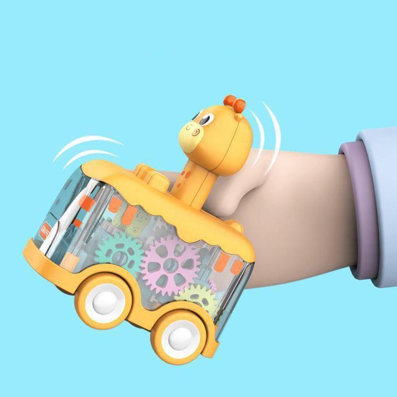 Animal Car Baby Toys for 1 2 Year Old Boy Press and Go Car Luminous Toys Toddler Pull Back Cars for Kids Boys Girl Birthday Gift