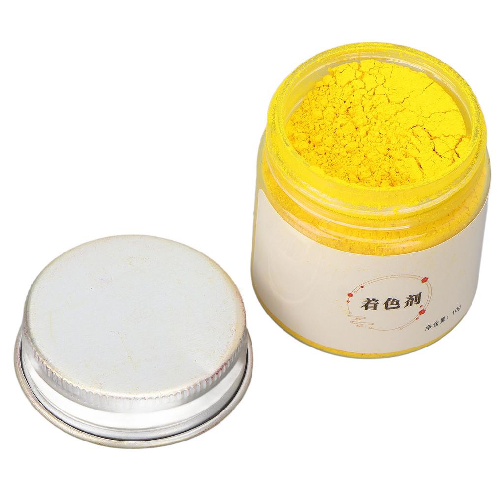 Lipstick Pigment Powder DIY Lipstick Coloring Powder Cosmetics Material for Lip Gloss Making 10gYellow