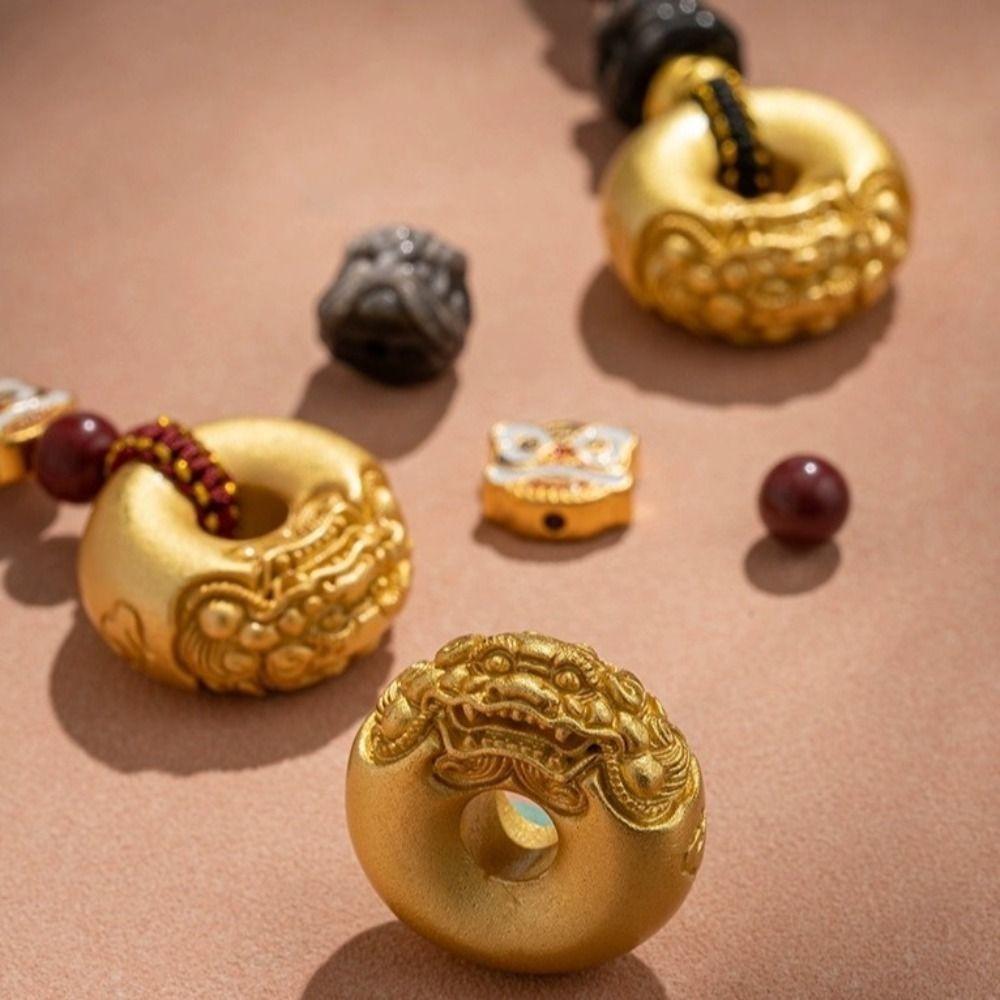 Brass Pixiu Car Key Chain Wealth Bag Ornaments Creative Peace Buckle  Gift