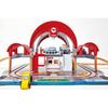 Hape Large Terminal Station Rail Set 54x135x26cm Wooden Educational Toy for Ages 3 and Up