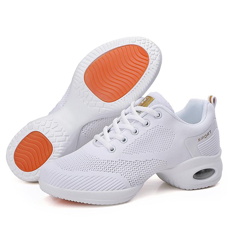 Black dance shoes, wearing Yang Liping square dance shoes, breathable summer dance shoes, soft-soled fitness dance shoes